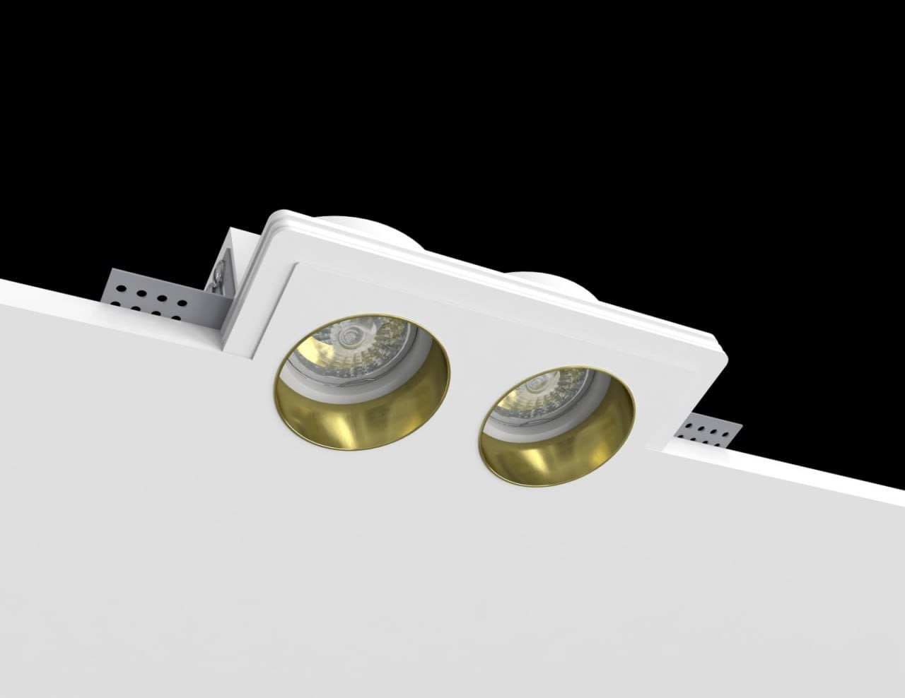 Вбудований світильник Double Brass M