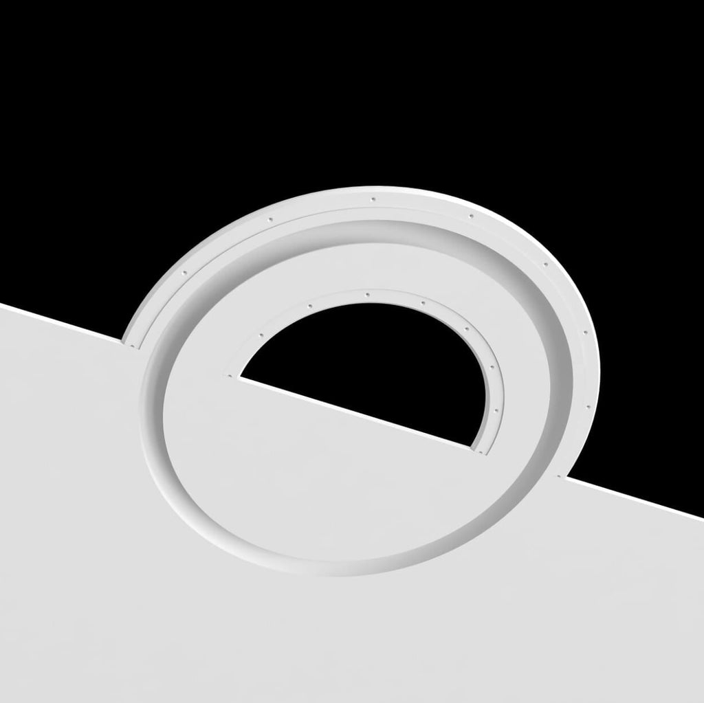 Дизайнерський гіпсовий світильник RING 600