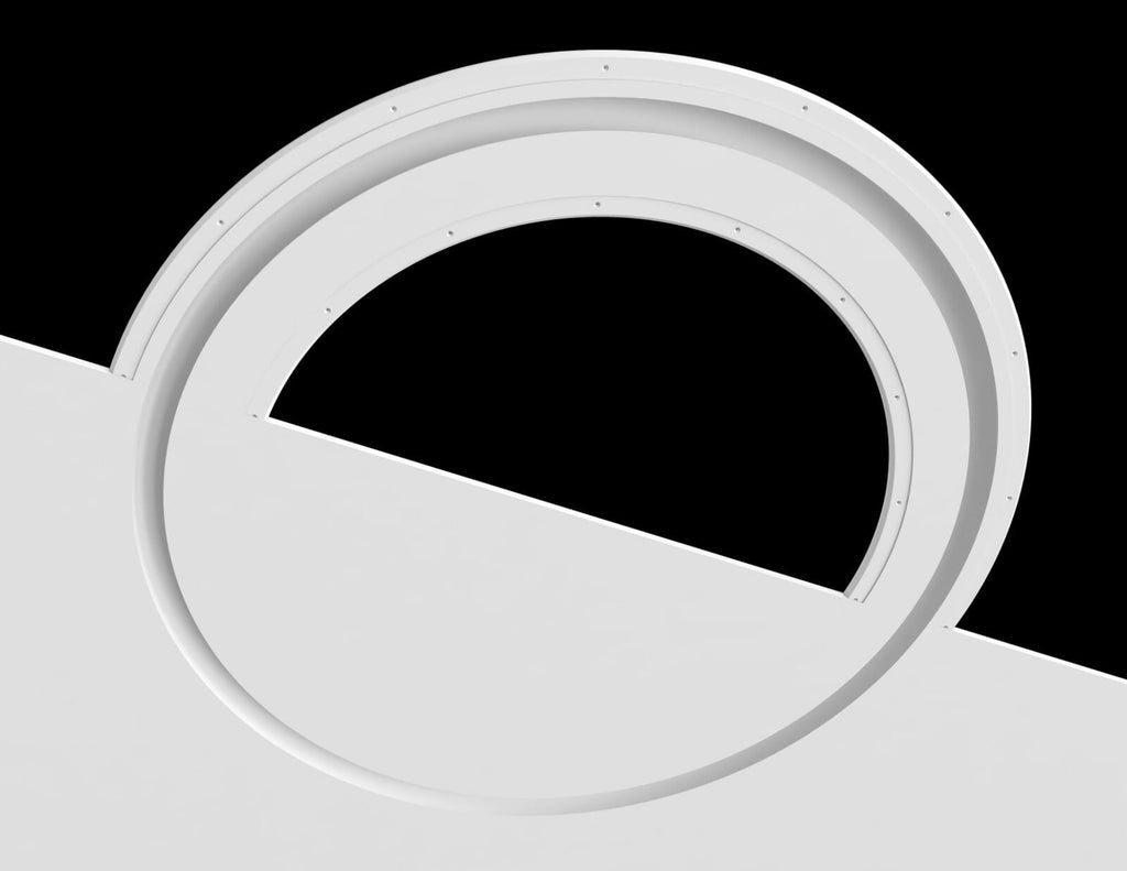 Дизайнерський гіпсовий світильник RING 1000